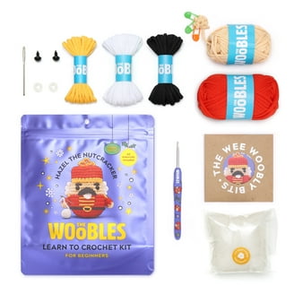The Woobles Beginner Crochet Amigurumi Kits - Snooky The Ghost