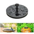 Ludlz Solar Bird Bath Fountain, Smart Mini Solar Powered Fountain Pump
