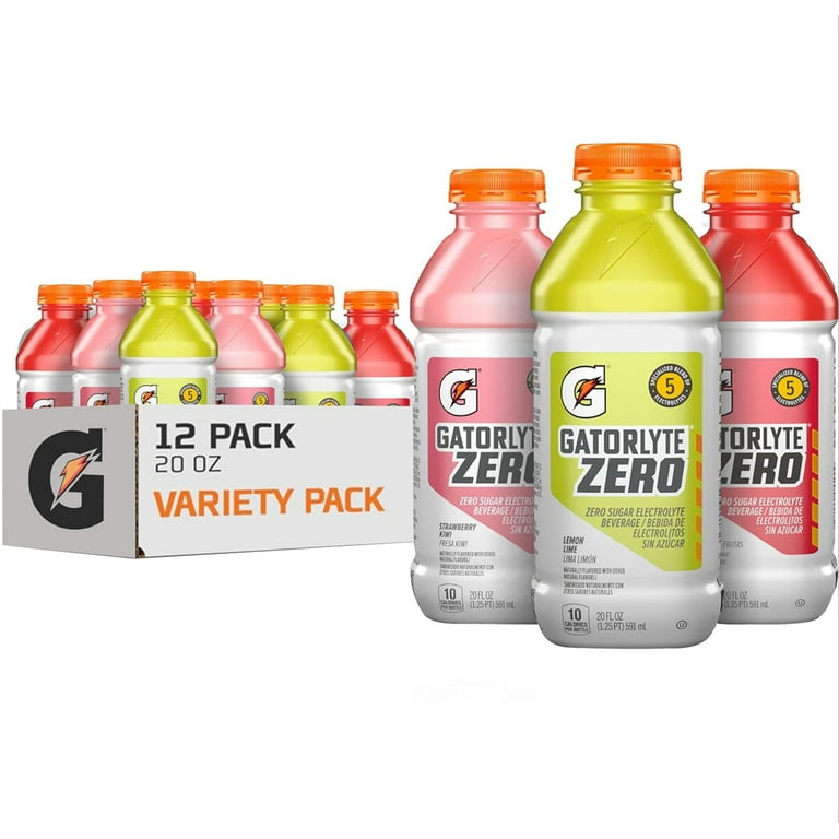 Gatorlyte Zero Electrolyte Drink Variety Pack, 20 fl oz, 12 Pack photo 1