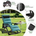 thumbnail image 4 of NAIZEA Zero Gravity Chair, Reclining Lounge Chair with Removable Cushion & Tray for Indoor and Outdoor, Ergonomic Patio Recliner Folding Reclining Chair, 4 of 7
