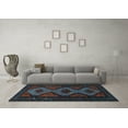 thumbnail image 3 of Ahgly Company Indoor Rectangle Persian Light Blue Traditional Area Rugs, 5' x 7', 3 of 4