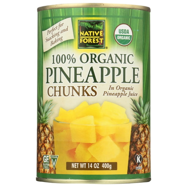 Native Forest Organic Chunks Pineapple, 14 Oz