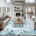 thumbnail image 4 of Rectangle Area Rug 5x8ft,Ocean Octopus Shell Seaweed Washable Carpet Non-Slip Runner Accent Rugs Indoor Floor Mat for Bedroom Living Room Decor,Sea Monster Underwater World, 4 of 9