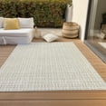 thumbnail image 6 of Addison Rugs Chantille Indoor/Outdoor Transitional Geometric Ivory Washable Rectangle Rug, 10' x 14', 6 of 6