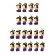 thumbnail image 3 of 20 colgantes de aleación para niñas, dijes hechos a mano para la creación de joyas, llaveros y collares. Violeta, 3 of 6