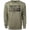 Military Green, variant on Too Fit To Quit Motivational Gym Shirt for Men – Workout T-Shirt, Athletic Fitness Wear, Military Green, Small