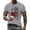 Light Gray, variant on Men's 1776 2026 250 Years We The People Thin Red Line American Flag Graphic Print Crew Neck Short Sleeve Vintage Classic Summer Casual Sport Daily Going Out Wear Activewear Streetwear Top Tee Shirt