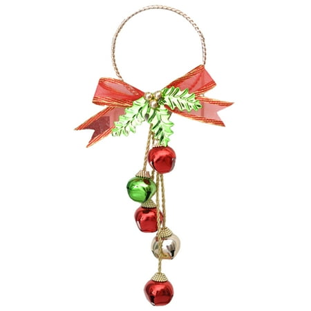 

ActFu Christmas Pendant Bow-Knot Hanging Design Exquisite Workmanship Christmas Decoration Bell Pendant for Home