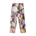 thumbnail image 3 of Lsque Sea Shells Print Men's Pajama Pants, Lounge Pant - Comfortable Home Wear,Elastic Waistband, Stylish Design-XX-Large, 3 of 9