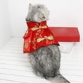 thumbnail image 4 of Traje de mascota Sunnimix Capa Ropa de cachorro rojo XS, 4 of 8