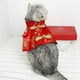 thumbnail image 4 of Traje de mascota Sunnimix Capa Ropa de cachorro rojo XS, 4 of 8