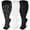 Black White Black, variant on 3 Pairs Medical Sport Plus Size Compression Socks - 20-30mmHg Graduated Knee-High Support for Men & Women, Ideal for Soccer, Running, and Nurses
