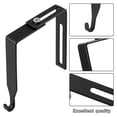 thumbnail image 6 of Adjustable Metal Hanging Hooks No Drill Cabinet Door Hooks Small Over Door Storage Hooks for Kitchen and Bathroom 5 Pack, 6 of 8