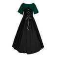 thumbnail image 5 of Jsaierl Women's Halloween Costumes Plus Size Retro Renaissance Dresses Victorian Adult Costumes Princess Medieval Dresses, 5 of 6