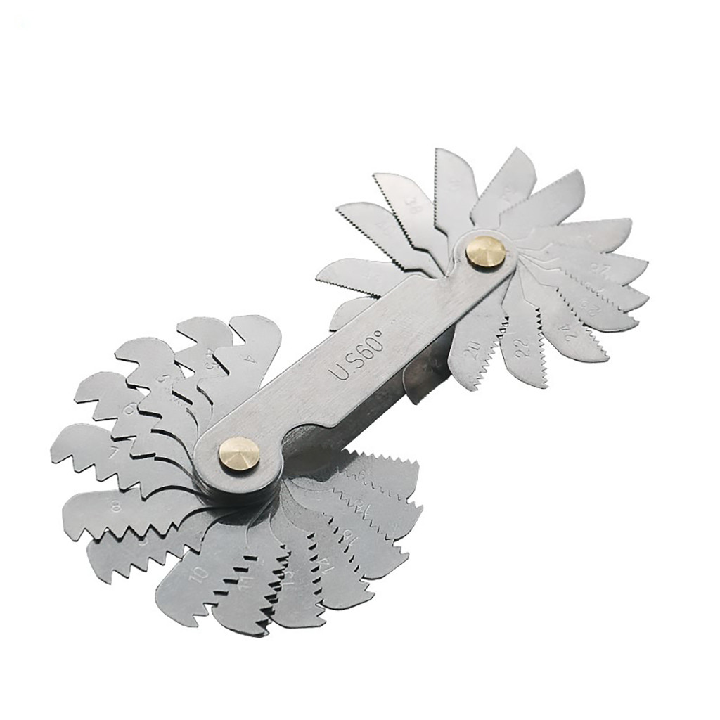 Lathe Machine Cutting Angle Gauge /& Center Gage Thread Gauge Tool Hot JAZZ