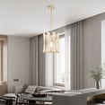thumbnail image 2 of Amara 12 in. 1-Light Indoor Brass Finish Pendant Light with Light Kit, 2 of 5