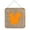 Squirrel Burlap And Orange, variant on Squirrel Burlap and Brown Wall or Door Hanging Prints