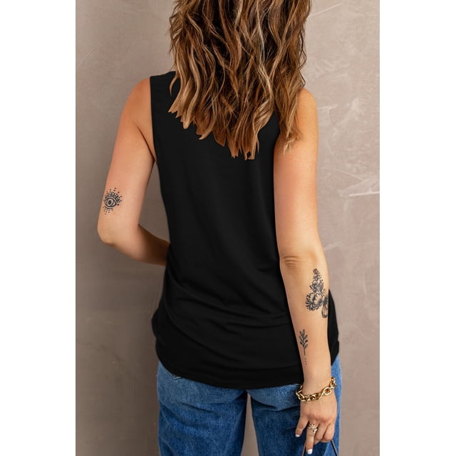 ABPHQTO Camiseta de tirantes para mujer, color negro, regalo para el día de la madre, mamá de baloncesto