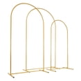 thumbnail image 4 of Miumaeov 3 Colors Steel Arch Backdrop Stand Wedding Arch Stand Set Flower Balloon Frame with Cotton Covers for Wedding Birthday Party, 4 of 17