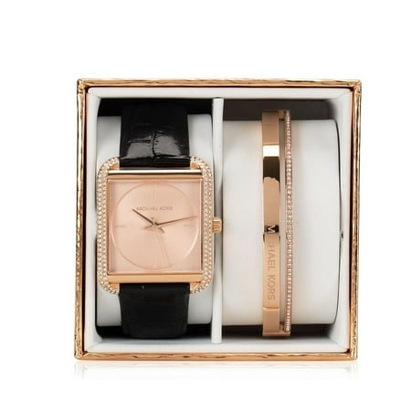 Watches Guess Box Sets - Michael Kors Women's Lake Rose Gold-Tone Gift Box Set