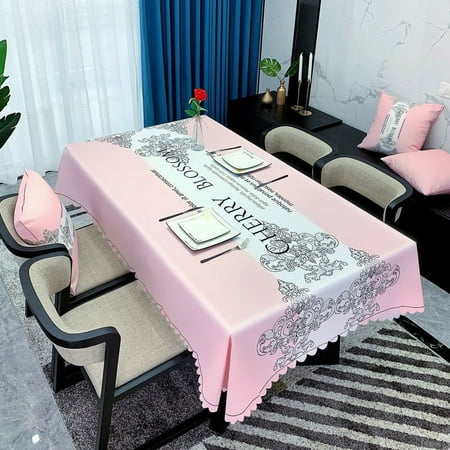 

Waterproof Tablecloth Wedding Birthday Party Rectangular Tablecloth Home Dining Table Coffee Table Tablecloth Cover Mantel Mesa