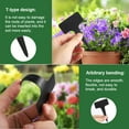 thumbnail image 2 of 100pcs/bundle Plant Labels T-shape Garden Flower Markers Plastic Waterproof Ground Tags Stakes, 2 of 7