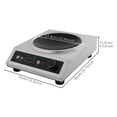 thumbnail image 2 of Electric Induction Wok, 1800W 10-Speed Countertop Induction Cooker with Concave Heating Surface, High Power Electric Stove for Home Kitchen, 2 of 10