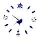 thumbnail image 3 of Reloj de pared Torre del timón pequeños Reloj silencioso DIY Azul Sunnimix Reloj de pared mudo, 3 of 8