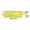 thumbnail image 4 of Sentmoon Large Cutting Boards for Kitchen Meat Cutting Board 3 In 1 Kitchen Multifunction Sink Strainer Plastic Cutting Board Storage Basket for Cutting Washing Draining, 4 of 4