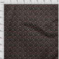 thumbnail image 4 of oneOone Georgette Viscose Black Fabric Asian Japanese Floral Quilting Supplies Print Sewing Fabric By The Yard 42 Inch Wide, 4 of 4