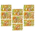 thumbnail image 2 of KAKOWELY 9 hojas de pegatinas con letras y números para álbumes de recortes, con brillantina, multiusos., 2 of 4