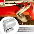 thumbnail image 2 of Unique Bargains 1pcs Universal Car Exhaust Pipe Sleeve Connector Clamp Coupler 2” Replacement, 2 of 7