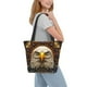 thumbnail image 2 of Balery Vintage Pattern Bald Eagle Bolsa de Hombro con Diseño, Bolsa Grande y Duradera, Bolsa Versátil para Compras, 2 of 6