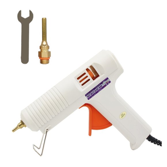 Hot Melt Glue Gun 100W Constant Temperature Electric Hot Melt Gun 1mm Nozzle for 11mm Glue Sticks Repair Tool ,Easy Operation
