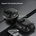 thumbnail image 3 of Carbon Fiber PC Case for Samsung Galaxy Buds 3/Buds 3 Pro (2024) with Keychain, Military Secure Lock Shockproof Protective Cover for Woman Man,Black, 3 of 8