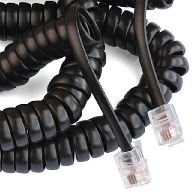 Black Telephone Handset Cord, 25 ft.