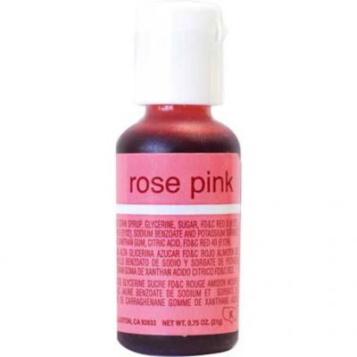 Chefmaster Liqua-Gel Food Colour - Rose Pink, 0.75 oz