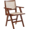 thumbnail image 4 of Bowery Hill Mid-Century Modern Walnut Dining Arm Chair (Set of 2), 4 of 7