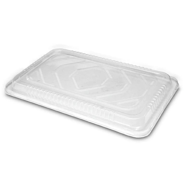 VeZee's Disposable 9X13 Aluminum Foil/Pan With Dome Lids Half Size