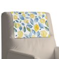 thumbnail image 7 of TSOVTHRID Lemon Leaf Watercolor Print Recliner Headrest Cover Non Slip Protective Couch Chair Head Protector for Sofa Stain Resistant Head Rest Cover for Recliner 17x27 in, 3 Pieces, 7 of 7