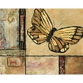 thumbnail image 2 of Bagnato, Judi 14x12 White Modern Wood Framed Museum Art Print Titled - Butterfly in Yellow, 2 of 4