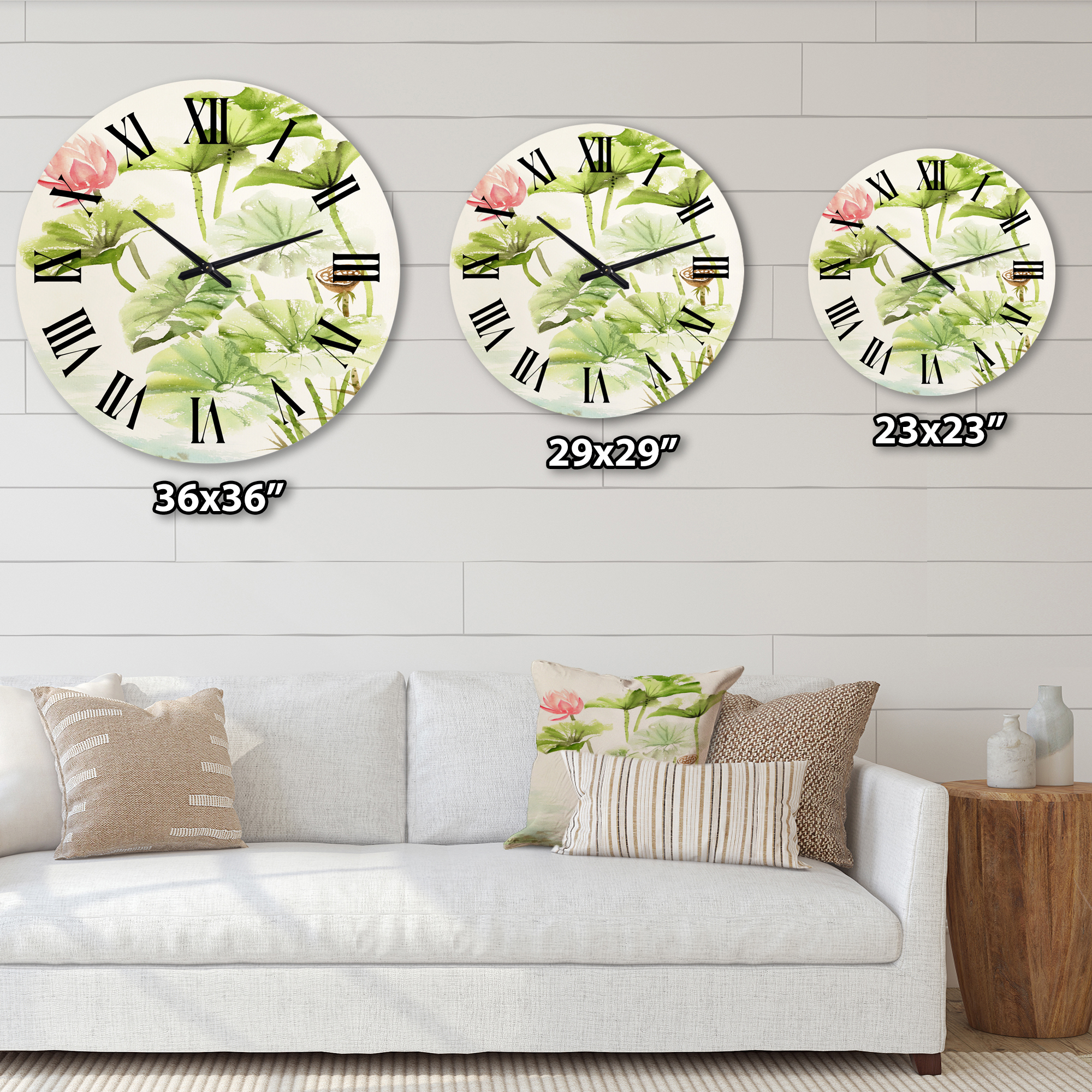 Designart 1 in Quartz Traditional Wall Clock