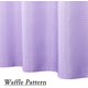 thumbnail image 3 of Cortina de ducha decorativa, tela de lavanda, microfibra, impermeable, blanco degradado a morado, 3 of 4