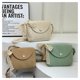 thumbnail image 2 of Zhuge Bolso de hombro tejido para mujer, bolso de mano tejido, bolso de mano tejido elegante para playa de verano, bolsos de hombro de 9,05 x 2,75 x 7,87 pulgadas (verde A), 2 of 5