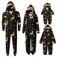 thumbnail image 6 of Mrzhqd Family Christmas Pajamas Matching Sets Mens Long Sleeve Print Jumpsuit Pajamas Fashion Warm Sleepwear,Gold,Size S, 6 of 9