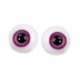thumbnail image 1 of 2 Pies de Ojos de Muñeca de Vidrio, Accesorios de Ojos Móviles de 6 Mm, Movibles para Hacer Muñeca Suministro de Escultura DIY , púrpura Estilo B-Púrpura CUTICAT mover los ojos, 1 of 8