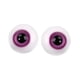 thumbnail image 1 of 2 ojos móviles grandes para muñecas (6 mm) para manualidades y manualidades. Estilo B-Púrpura, 1 of 5