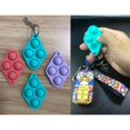 thumbnail image 2 of Juguetes Sensoriales Burbuja Llavero Juguetes Alivio Del Estrés Juguetes De Mano Juguete De Escritorio De Oficina Para Niños Adultos 4Pcs seitruly FN005700-00, 2 of 6