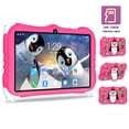 thumbnail image 5 of Riousery Tableta Educativa para Niños 7 Pulgadas (17.78 cm) Android 10, Memoria 4GB RAM y 64GB, Alta Resolución FHD, Batería 5000mAh, Control Parental Integral, Funda Protectora de Silicona Color Rojo, 5 of 5