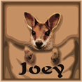 thumbnail image 2 of CafePress - JOEY Maternity Dark T Shirt - Maternity Dark T-Shirt, 2 of 3
